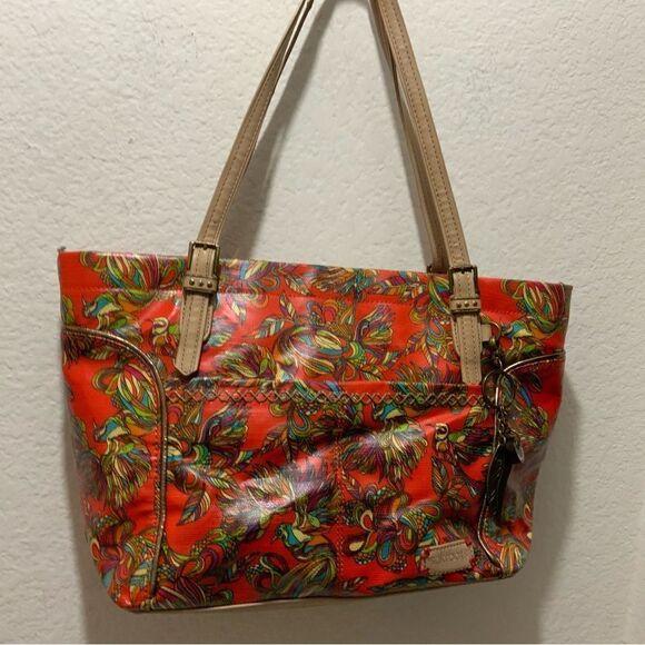 Sakroots Birds of Paradise Print Metro Tote Bag Shopper Shoulder Handbag Purse - Picture 3 of 15